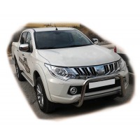 Кенгурятник WT005 (нерж) для Mitsubishi L200 2015+