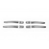 Накладки на ручки (4 шт) OmsaLine - Італійська нержавіюча сталь для Mitsubishi Lancer 9 2004-2008 - 48663-11