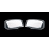 Накладки на дзеркала (2 шт) Полірована нержавіюча сталь для Mitsubishi Lancer 9 2004-2008 - 48665-11