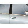 Наружная окантовка стекол (4 шт, нерж) OmsaLine - Итальянская нержавейка для Mitsubishi Lancer 9 2004-2008 - 53825-11