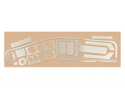 Накладки на панель (Meric) Алюминий для Mitsubishi Lancer 9 2004-2008