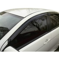 Вітровики (4 шт, HIC) для Mitsubishi Lancer X 2008+