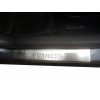 Накладки на пороги (OMSA, 4 шт., нерж) для Mitsubishi Lancer X 2008+ - 48668-11