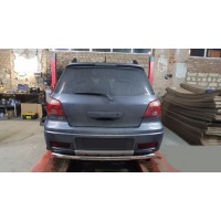 Задня дуга AK002/2 (нерж) для Mitsubishi Outlander 2001-2006