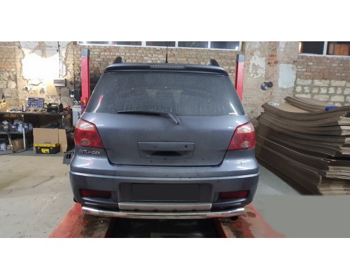 Задня дуга AK002/2 (нерж) для Mitsubishi Outlander 2001-2006