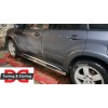 Бічні труби BB002 (2 шт, нерж) для Mitsubishi Outlander 2001-2006