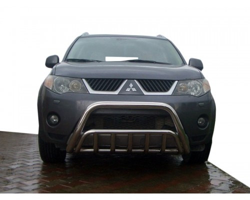 Кенгурятник WT002 (нерж.) для Mitsubishi Outlander 2006-2012