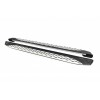 Боковые пороги Shining V1 (2 шт., алюминий) для Mitsubishi Outlander 2012-2021 гг