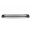 Боковые пороги Shining V1 (2 шт., алюминий) для Mitsubishi Outlander 2012-2021 гг