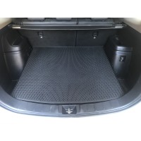 Коврик багажника (EVA, полиуретановый, черный) гибрид для Mitsubishi Outlander 2012+ и 2015+