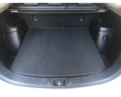 Коврик багажника (EVA, полиуретановый, черный) гибрид для Mitsubishi Outlander 2012+ и 2015+ - 63503-11