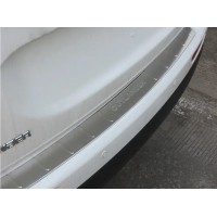 Накладка на задний бампер Libao (нерж) для Mitsubishi Outlander 2012-2021 гг.