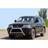 Mitsubishi Pajero Sport 1996-2007 Кенгурятник WT003 (нерж) - 74460-11