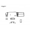 Накладки на панель (2002-2007) Дерево для Mitsubishi Pajero Sport 1996-2007