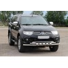 Передній захист ST015 (нерж.) для Mitsubishi Pajero Sport 2008-2015