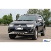 Передній захист ST015 (нерж.) для Mitsubishi Pajero Sport 2008-2015
