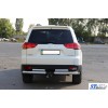 Задній захист AK003-Special (2 шт, нерж) для Mitsubishi Pajero Sport 2008-2015