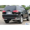 Задній захист AK003-Double (2 шт, нерж) для Mitsubishi Pajero Sport 2008-2015