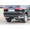 Задній захист AK003-Double (2 шт, нерж) для Mitsubishi Pajero Sport 2008-2015