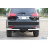 Задній захист AK003-Double (2 шт, нерж) для Mitsubishi Pajero Sport 2008-2015