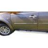 Бічні пороги Mevsim Grey (2 шт., Алюміній) для Mitsubishi Pajero Sport 2008-2015 - 65107-11