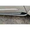 Боковые пороги Maydos V2 (2 шт., алюминий -2021 нерж) для Mitsubishi Pajero Sport 2008-2015 - 59478-11