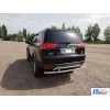 Задній захист AK002-2 (2 шт, нерж) для Mitsubishi Pajero Sport 2008-2015