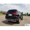 Задній захист AK002-2 (2 шт, нерж) для Mitsubishi Pajero Sport 2008-2015