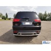 Задній захист AK002-2 (2 шт, нерж) для Mitsubishi Pajero Sport 2008-2015