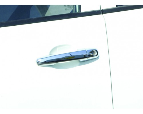 Накладки на ручки (4 шт, нерж.) OmsaLine - Італійська нержавіюча сталь для Mitsubishi Pajero Sport 2008-2015 - 54629-11