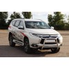 Кенгурятник WT022 (нерж) для Mitsubishi Pajero Sport 2015+