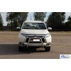 Кенгурятник WT022 (нерж) для Mitsubishi Pajero Sport 2015+