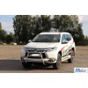 Кенгурятник WT022 (нерж) для Mitsubishi Pajero Sport 2015+