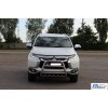 Кенгурятник WT008 (нерж) для Mitsubishi Pajero Sport 2015+