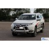 Кенгурятник WT008 (нерж) для Mitsubishi Pajero Sport 2015+