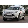 Кенгурятник WT008 (нерж) для Mitsubishi Pajero Sport 2015+