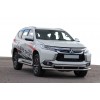Передній захист ST016 (нерж) для Mitsubishi Pajero Sport 2015+