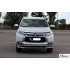 Передній захист ST016 (нерж) для Mitsubishi Pajero Sport 2015+