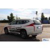 Задній захист AK005 (нерж) для Mitsubishi Pajero Sport 2015+