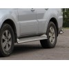 Бічні труби під рідною (2 шт., нерж.) для Mitsubishi Pajero Wagon III