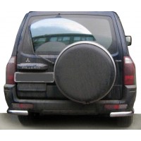 Задня дуга AK003 (нерж.) для Mitsubishi Pajero Wagon III