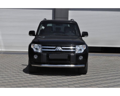 Передній захист ST008 (нерж.) для Mitsubishi Pajero Wagon III