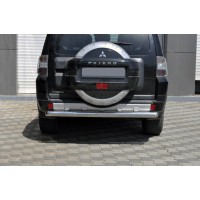 Задня дуга AK002 (нерж.) для Mitsubishi Pajero Wagon IV