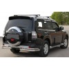 Задня дуга AK003 Double (нерж.) для Mitsubishi Pajero Wagon IV