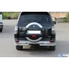 Задня дуга AK003 Double (нерж.) для Mitsubishi Pajero Wagon IV