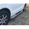 Боковые пороги Tayga V2 (2 шт., алюминий) для Mitsubishi Pajero Wagon IV - 71142-11