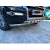 Передній захист ST015 (нерж.) для Mitsubishi Pajero Wagon IV