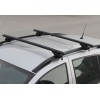 Перемычки на обычные рейлинги под ключ Bold Bar V1 (2 шт) Черные для Mitsubishi Space Wagon 1998-2004 гг.