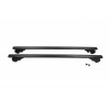 Перемычки на обычные рейлинги под ключ Bold Bar V1 (2 шт) Черные для Mitsubishi Space Wagon 1998-2004 гг.