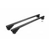Перемычки на обычные рейлинги под ключ Bold Bar V1 (2 шт) Черные для Mitsubishi Space Wagon 1998-2004 гг.